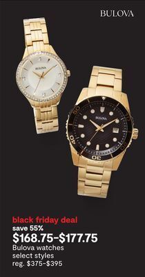 JC Penney Bulova watches offer