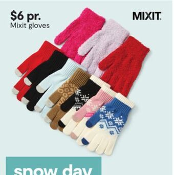 JC Penney Mixit gloves offer