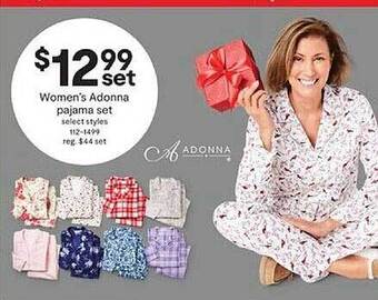 JC Penney Women's adonna pajama set select styles offer