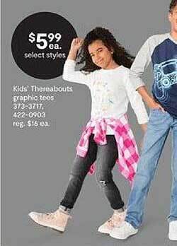 JC Penney Kids' thereabouts graphic tees offer