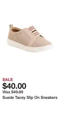 TJ Maxx Suede tacey slip on sneakers offer