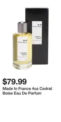 TJ Maxx Made in france 4oz cedrat boise eau de parfum offer