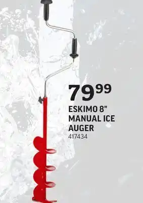 Sportsman's Warehouse Eskimo 8" manual ice auger offer