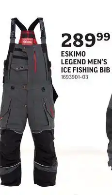 Sportsman's Warehouse Eskimo legend men's ice fishing bib offer