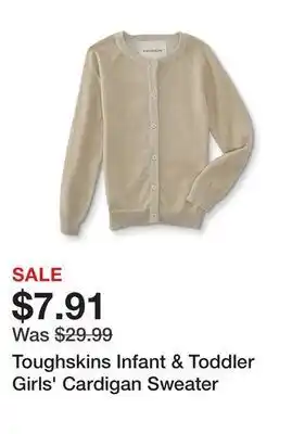 Kmart Toughskins infant & toddler girls' cardigan sweater offer