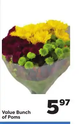 Weis Markets Value bunch of poms offer