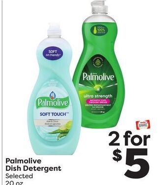 Weis Markets Palmolive dish detergent offer