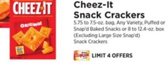 ShopRite Snack crackers offer