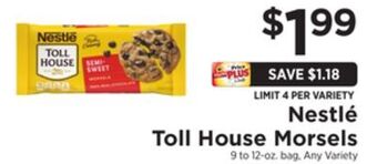 ShopRite Toll house morsels offer