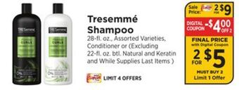 ShopRite Shampoo offer
