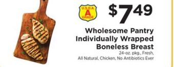 ShopRite Individually wrapped boneless breast offer