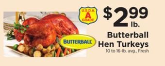 ShopRite Hen turkeys offer