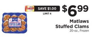 ShopRite Stuffed clams offer