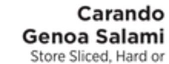 ShopRite Genoa salami offer