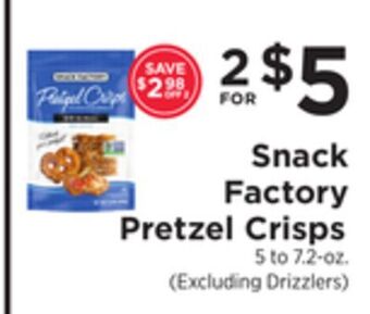 ShopRite Pretzel crisps offer