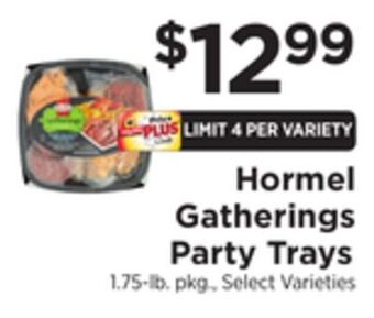 ShopRite Gatherings party trays offer