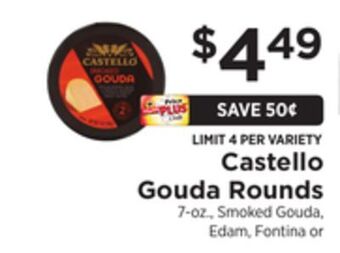 ShopRite Gouda rounds offer