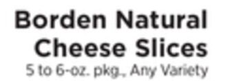 ShopRite Natural cheese slices offer