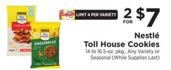 ShopRite Toll house cookies offer