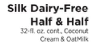 ShopRite Dairy-free half & half offer