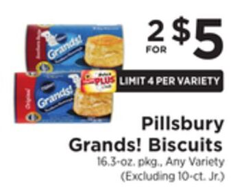 ShopRite Grands! biscuits offer