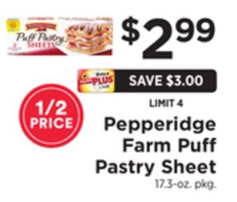 ShopRite Puff pastry sheet offer