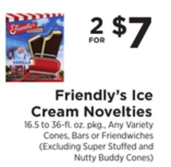 ShopRite Ice cream novelties offer