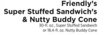 ShopRite Super stuffed sandwich's & nutty buddy cone offer