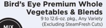ShopRite Premium whole vegetables & blends offer