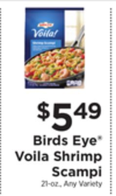 ShopRite Voila shrimp scampi offer