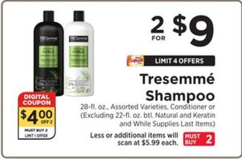 ShopRite Shampoo offer