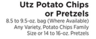 ShopRite Potato chips or pretzels offer