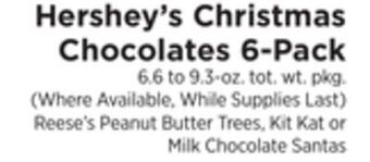 ShopRite Christmas chocolates 6-pack offer
