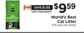 ShopRite Cat litter offer