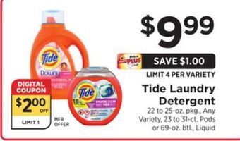 ShopRite Laundry detergent offer