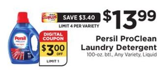 ShopRite Proclean laundry detergent offer