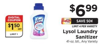 ShopRite Laundry sanitizer offer