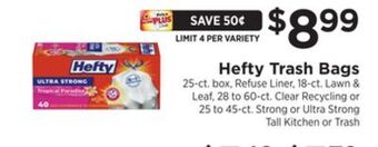 ShopRite Trash bags offer