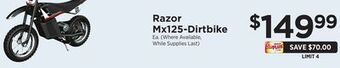 ShopRite Mx125-dirtbike offer
