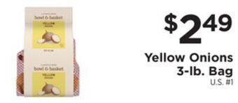 ShopRite Yellow onions 3-lb. bag offer