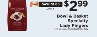 ShopRite Specialty lady fingers offer