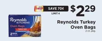 ShopRite Turkey oven bags offer