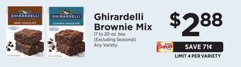 ShopRite Brownie mix offer