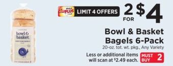 ShopRite Bagels 6-pack offer