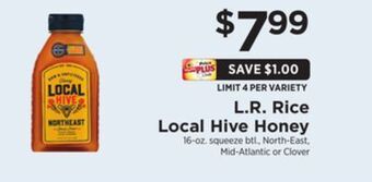 ShopRite Local hive honey offer