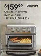 JC Penney Cuisinart air fryer oven with grill offer