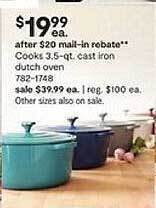 JC Penney Cooks cast iron dutch oven offer