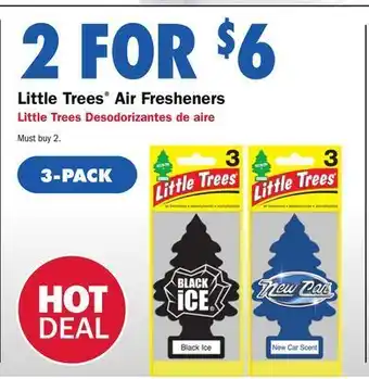 Carquest Little trees air fresheners 3-pack offer