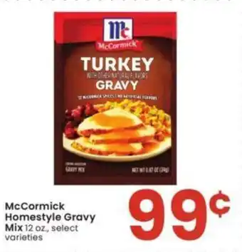 Albertsons McCormick Homestyle Gravy Mix 12 oz. offer