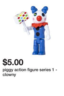 Five Below Piggy action figure series 1 - clowny offer